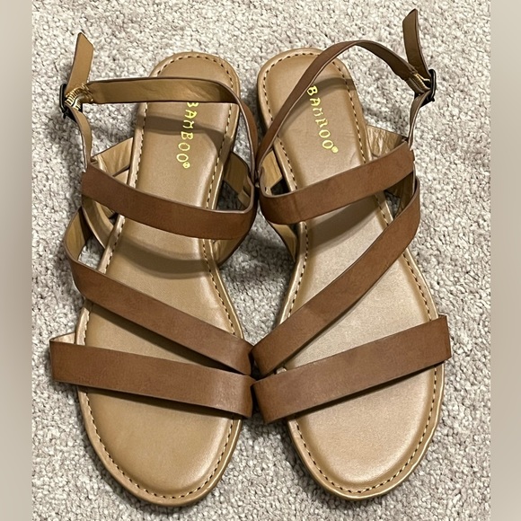 BAMBOO brown sandals. Size 8. Excellent used condition - Picture 2 of 6